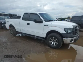 2014 Ford F-150 XL with VIN 1FTEX1EM7EKG10153, listed as a Copart auction lot 55842715 with 175,056 mi miles and Salvage title. Bid and sale history available at DreamBid. Image 4.