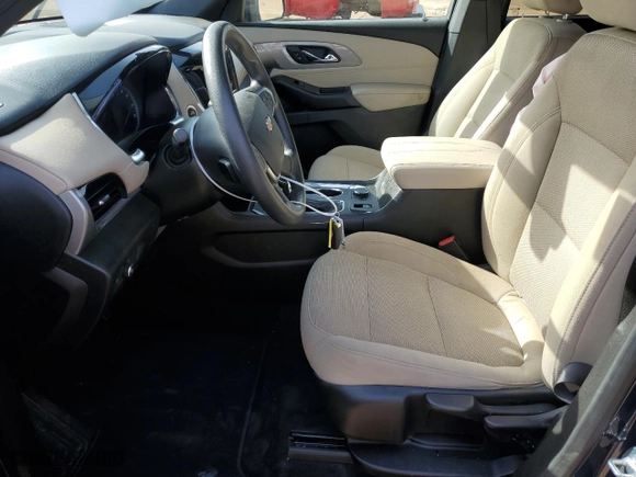 2023 Chevrolet Traverse LS with VIN 1GNERFKW4PJ206515, listed as a Copart auction lot 49480195 with 53,521 mi miles and Salvage Title. Bid and sale history available at carsss.com. Image 7.