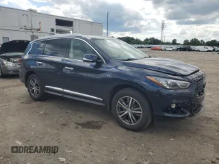 2019 Infiniti QX60 Luxe z VIN 5N1DL0MMXKC503487, wystawiony jako Copart lot #57797785 z przebiegiem 94 109 mil mil oraz Szkoda całkowita • Salvage title. Historia ofert i sprzedaży dostępna na DreamBid. Obrazek 4.