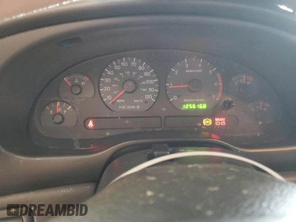2004 Ford Mustang Deluxe with VIN 1FAFP44614F205380, listed as a Copart auction lot 48731725 with 125,616 mi miles and Salvage Title. Bid and sale history available at carsss.com. Image 9.
