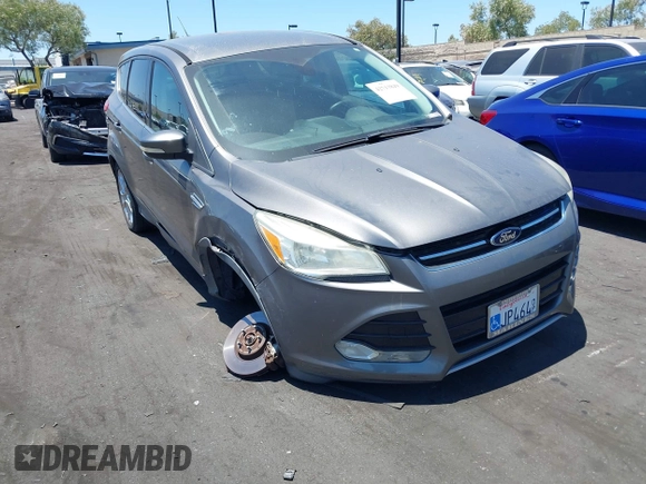 2013 Ford Escape SEL with VIN 1FMCU0H99DUA94443, listed as a IAAI auction lot 42713849 with 84,374 mi miles and . Bid and sale history available at DreamBid. Image 1.