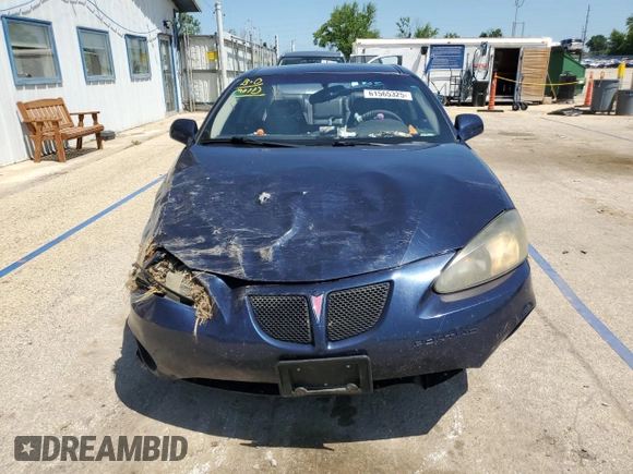 2008 Pontiac Grand Prix with VIN 2G2WP552X81103699, listed as a Copart auction lot 61565325 with 130,886 mi miles and Salvage title. Bid and sale history available at DreamBid. Image 5.