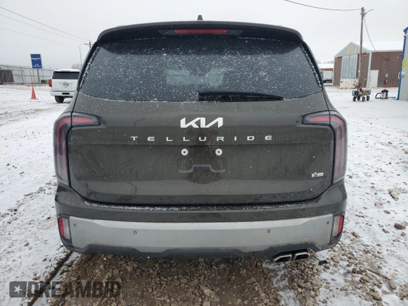2023 Kia Telluride SX Prestige X-Pro with VIN 5XYP5DGC3PG354591, listed as a Copart auction lot 87465074 with 24,545 mi miles and Salvage title. Bid and sale history available at DreamBid. Image 6.