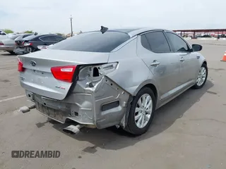 2015 Kia Optima EX with VIN 5XXGN4A70FG416088, listed as a IAAI auction lot 41891432 with 157,480 mi miles. Bid and sale history available at carsss.com. Image 4.