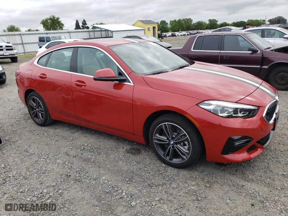 2021 BMW 2 Series 228i with VIN WBA53AK08M7H78589, listed as a Copart auction lot 51866135 with 8,191 mi miles and Salvage Title. Bid and sale history available at carsss.com. Image 4.