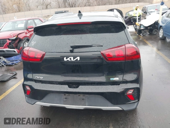 2022 Kia Niro LXS with VIN KNDCB3LC8N5549678, listed as a IAAI auction lot 41528469 with 46,989 mi miles. Bid and sale history available at carsss.com. Image 16.