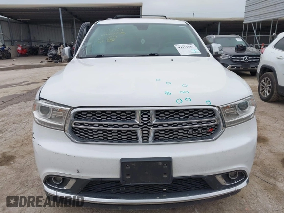 2017 Dodge Durango Citadel with VIN 1C4RDJEG1HC611706, listed as a IAAI auction lot 41932226 with 205,990 mi miles and . Bid and sale history available at carsss.com. Image 12.