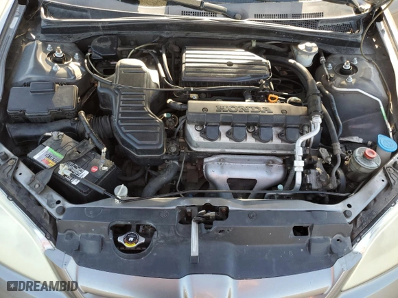 2005 Honda Civic Sdn LX with VIN 2HGES16525H628123, listed as a Copart auction lot 52531605 with 175,539 mi miles and Salvage Title. Bid and sale history available at carsss.com. Image 11.