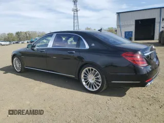 2020 Mercedes-Benz S-Class Maybach S 560 with VIN W1KUX8GB0LA558390, listed as a Copart auction lot 54248695 with 21,157 mi miles and Non Repairable. Bid and sale history available at carsss.com. Image 2.