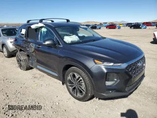 2020 Hyundai Santa Fe SEL with VIN 5NMS3CAA9LH219214, listed as a Copart auction lot 45949995 with 82,567 mi miles and Salvage Title. Bid and sale history available at carsss.com. Image 4.