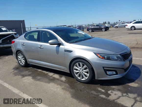 2014 Kia Optima EX with VIN 5XXGN4A75EG317958, listed as a IAAI auction lot 42075557 with 138,903 mi miles and . Bid and sale history available at carsss.com. Image 13.