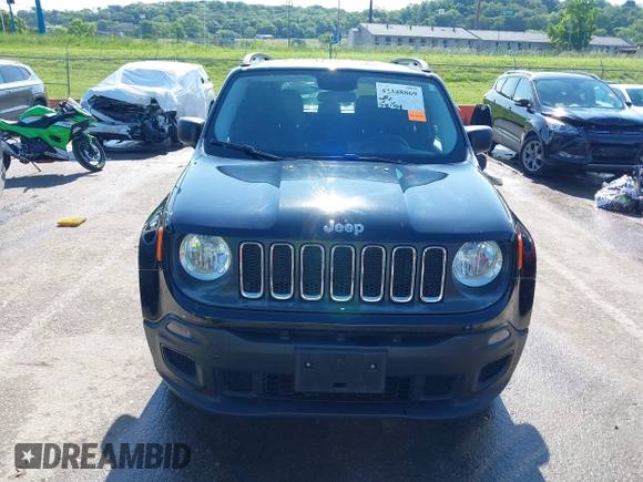 2017 Jeep Renegade Sport with VIN ZACCJBAB7HPE42978, listed as a IAAI auction lot 42348869 with 78,154 mi miles and . Bid and sale history available at DreamBid. Image 13.