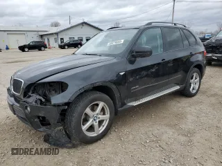 2011 BMW X5 35i with VIN 5UXZV4C55BL410154, listed as a Copart auction lot 50079665 with 117,288 mi miles and Salvage Title. Bid and sale history available at carsss.com. Image 1.