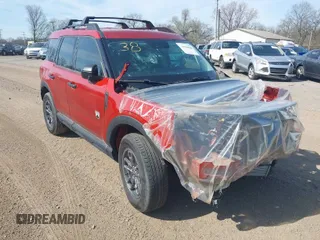 2023 Ford Bronco Sport Big Bend z VIN 3FMCR9B64PRD94617, wystawiony jako IAAI lot #41705908 z przebiegiem 10 262 mil mil oraz . Historia ofert i sprzedaży dostępna na DreamBid. Obrazek 1.