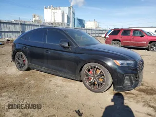 2023 Audi SQ5 Sportback Prestige with VIN WA134AFYXP2022021, listed as a Copart auction lot 42684385 with Not Provided miles and Salvage Title. Bid and sale history available at DreamBid. Image 4.
