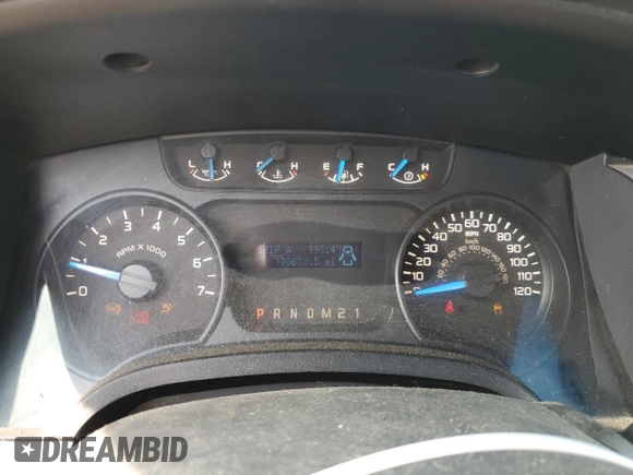 2013 Ford F-150 XL with VIN 1FTNF1CF6DKE49056, listed as a Copart auction lot 61586225 with 1,700,870 mi miles and Clean title. Bid and sale history available at DreamBid. Image 9.