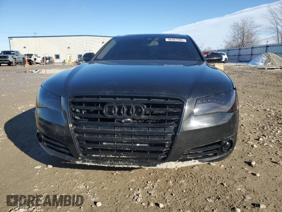 2013 Audi A8 4.0L with VIN WAUR2AFD5DN025225, listed as a Copart auction lot 48307305 with 66,002 mi miles and Clean title. Bid and sale history available at DreamBid. Image 5.