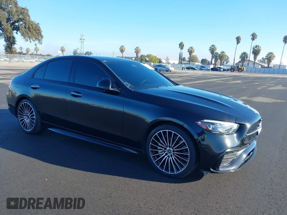 2023 Mercedes-Benz C 300 with VIN W1KAF4GB0PR086326, listed as a IAAI auction lot 40841087 with 11,661 mi miles and . Bid and sale history available at DreamBid. Image 1.