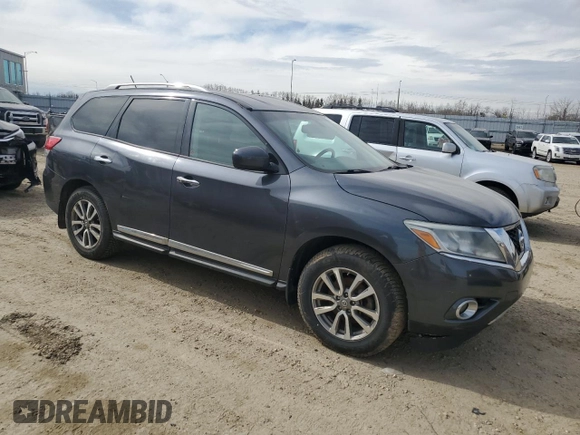 2013 Nissan Pathfinder SV with VIN 5N1AR2MMXDC662087, listed as a Copart auction lot 52400905 with 180,406 mi miles and Clean Title. Bid and sale history available at carsss.com. Image 4.