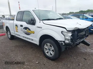 2018 Ford F-150 XL with VIN 1FTEX1CB9JFC81444, listed as a IAAI auction lot 42711062 with 215,224 mi miles and . Bid and sale history available at DreamBid. Image 1.