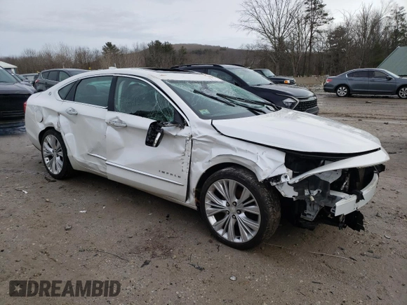 2017 Chevrolet Impala Premier with VIN 2G1145S37H9193027, listed as a Copart auction lot 45701755 with 110,566 mi miles and Salvage Title. Bid and sale history available at DreamBid. Image 4.