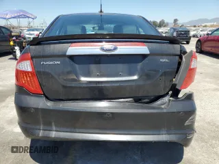 2012 Ford Fusion SEL with VIN 3FAHP0JA3CR270095, listed as a Copart auction lot 64328145 with 76,348 mi miles and Salvage title. Bid and sale history available at DreamBid. Image 6.