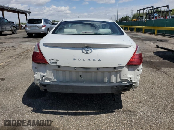 2007 Toyota Solara SE with VIN 4T1CE30P87U753836, listed as a Copart auction lot 55793955 with 203,152 mi miles and Salvage title. Bid and sale history available at DreamBid. Image 6.