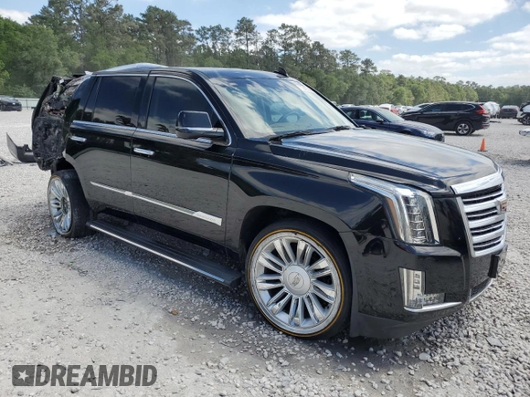 2016 Cadillac Escalade Platinum z VIN 1GYS4DKJ0GR165640, wystawiony jako Copart lot #52453805 z przebiegiem 103 086 mil mil oraz Szkoda całkowita • Salvage title. Historia ofert i sprzedaży dostępna na DreamBid. Obrazek 4.