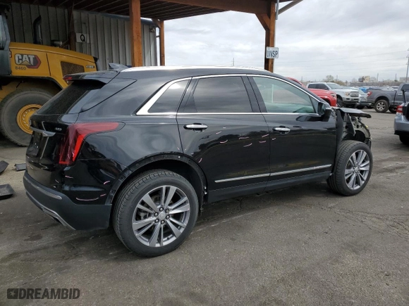 2020 Cadillac XT5 Premium Luxury AWD with VIN 1GYKNDRS7LZ107952, listed as a Copart auction lot 50339045 with 63,131 mi miles and Salvage Title. Bid and sale history available at carsss.com. Image 3.
