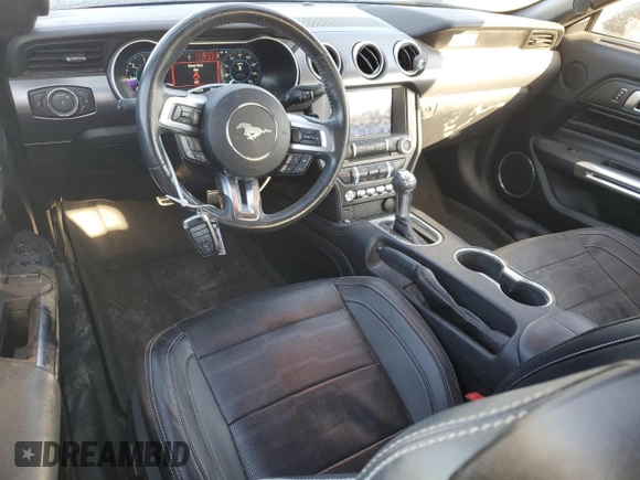 2022 Ford Mustang EcoBoost with VIN 1FATP8UHXN5106513, listed as a Copart auction lot 47394815 with 24,671 mi miles and Salvage Title. Bid and sale history available at carsss.com. Image 8.