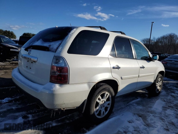 2005 Acura MDX Touring with VIN 2HNYD18955H555426, listed as a Copart auction lot 44336485 with 238,947 mi miles and Salvage Title. Bid and sale history available at carsss.com. Image 3.