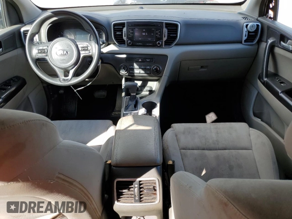 2017 Kia Sportage LX with VIN KNDPM3AC1H7166981, listed as a Copart auction lot 44185085 with 201,734 mi miles and Salvage Title. Bid and sale history available at DreamBid. Image 8.