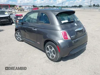 2014 FIAT 500e with VIN 3C3CFFGE0ET244813, listed as a IAAI auction lot 41676465 with 58,062 mi miles. Bid and sale history available at carsss.com. Image 3.