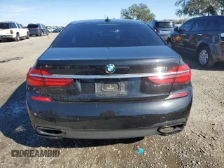 2016 BMW 7 Series 750i with VIN WBA7F0C5XGGL99549, listed as a Copart auction lot 41880015 with 54,181 mi miles and Salvage Title. Bid and sale history available at carsss.com. Image 6.