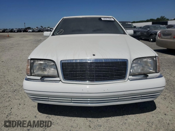 1997 Mercedes-Benz S-Class with VIN WDBGA33G2VA340711, listed as a Copart auction lot 52647695 with 90,224 mi miles and Salvage Title. Bid and sale history available at carsss.com. Image 5.