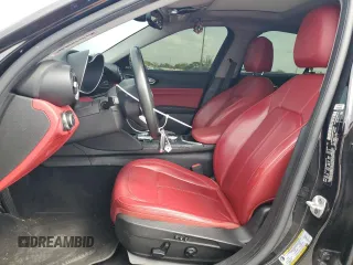 2021 Alfa Romeo Giulia with VIN ZARFAMAN9M7646097, listed as a Copart auction lot 50808565 with 49,060 mi miles and Non Repairable. Bid and sale history available at carsss.com. Image 7.