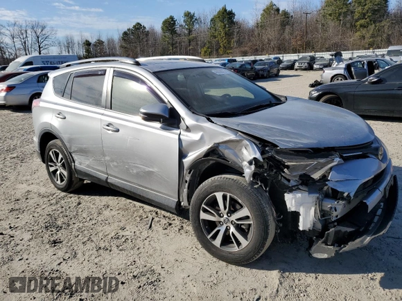 2018 Toyota RAV4 XLE with VIN JTMWFREV9JJ209010, listed as a Copart auction lot 46638075 with 50,553 mi miles and Salvage Title. Bid and sale history available at DreamBid. Image 4.