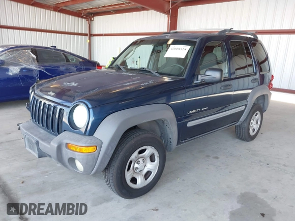 2002 Jeep Liberty Sport with VIN 1J4GL48K32W145174, listed as a IAAI auction lot 42028324 with 291,896 mi miles. Bid and sale history available at carsss.com. Image 2.