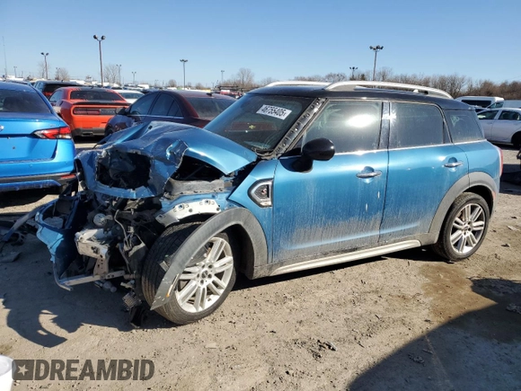 2018 MINI Countryman Cooper S with VIN WMZYT3C32J3E00923, listed as a Copart auction lot 46755405 with 142,120 mi miles and Salvage Title. Bid and sale history available at carsss.com. Image 1.