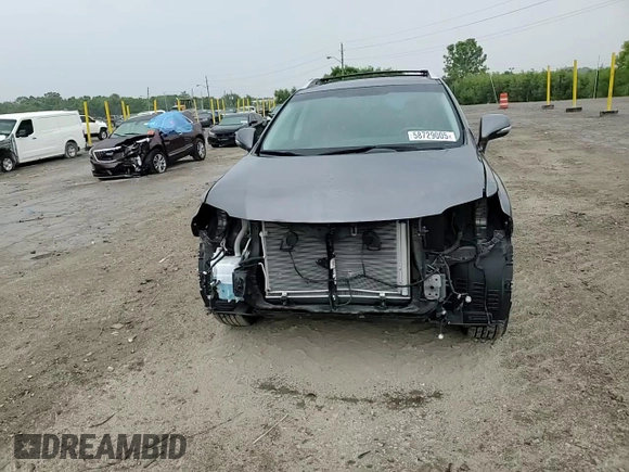 2013 Lexus RX 350 with VIN JTJZK1BA5D2008020, listed as a Copart auction lot 58729005 with 110,216 mi miles and Salvage title. Bid and sale history available at DreamBid. Image 15.