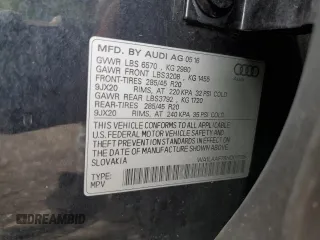 2017 Audi Q7 Premium Plus z VIN WA1LAAF78HD017115, wystawiony jako Copart lot #64700185 z przebiegiem 87 056 mil mil oraz Szkoda całkowita • Salvage title. Historia ofert i sprzedaży dostępna na DreamBid. Obrazek 13.