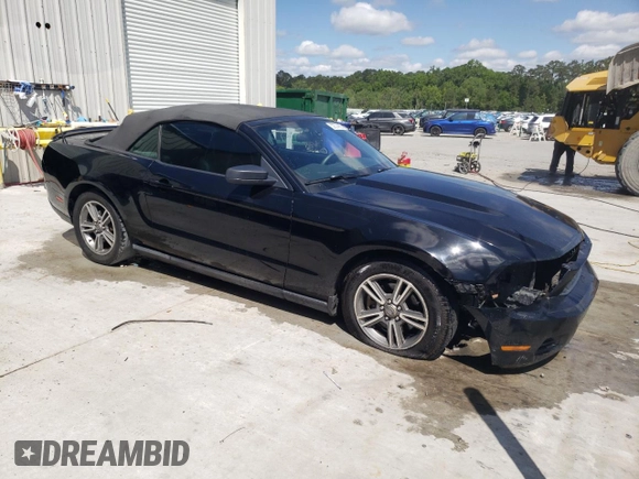 2012 Ford Mustang V6 with VIN 1ZVBP8EM0C5207975, listed as a Copart auction lot 52574655 with 161,516 mi miles and Salvage Title. Bid and sale history available at carsss.com. Image 4.