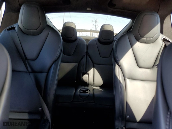 2019 Tesla Model X P100D with VIN 5YJXCBE46KF185298, listed as a Copart auction lot 74799084 with NaN miles and Salvage Title. Bid and sale history available at carsss.com. Image 10.