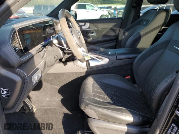 2022 Mercedes-Benz GLS 63 AMG with VIN 4JGFF8KE6NA826302, listed as a Copart auction lot 75299524 with 31,346 mi miles and Salvage Title. Bid and sale history available at DreamBid. Image 7.