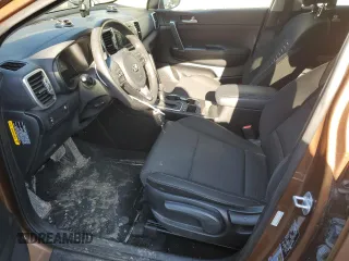 2018 Kia Sportage LX with VIN KNDPMCAC0J7447496, listed as a Copart auction lot 49890975 with 76,702 mi miles and Salvage Title. Bid and sale history available at carsss.com. Image 7.