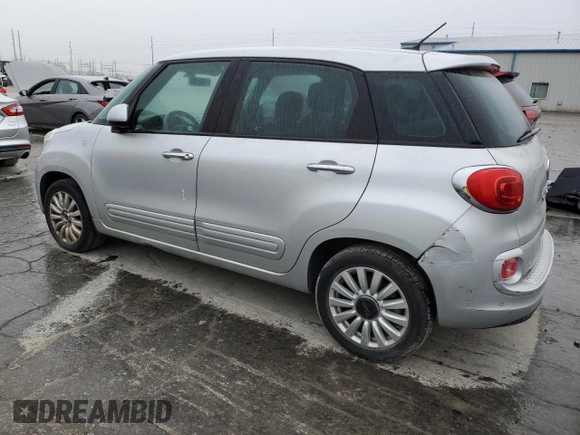 2014 FIAT 500L Easy with VIN ZFBCFABH8EZ022483, listed as a Copart auction lot 43144415 with 81,490 mi miles and Clean Title. Bid and sale history available at DreamBid. Image 2.