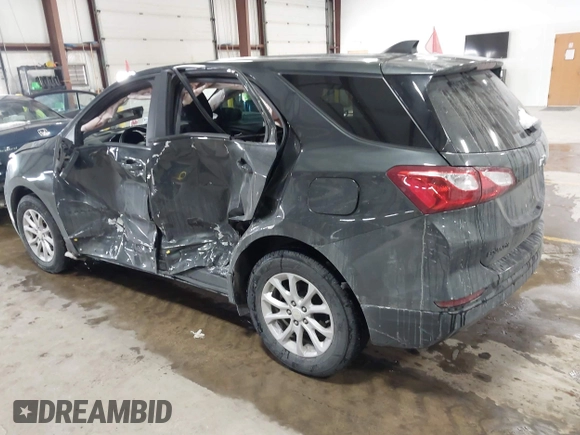 2020 Chevrolet Equinox LS with VIN 3GNAXHEV1LS598963, listed as a IAAI auction lot 41609247 with Not Provided miles and . Bid and sale history available at DreamBid. Image 3.