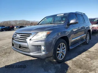 2013 Lexus LX 570 with VIN JTJHY7AX9D4126238, listed as a Copart auction lot 43229375 with 183,285 mi miles and Clean Title. Bid and sale history available at carsss.com. Image 1.