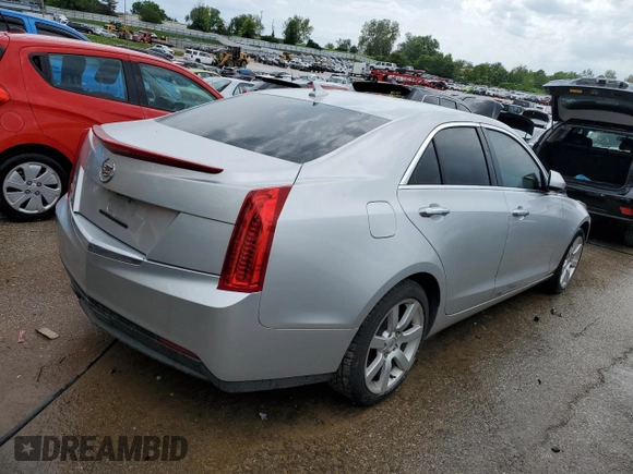 2013 Cadillac ATS with VIN 1G6AA5RA6D0146339, listed as a Copart auction lot 52742214 with 194,814 mi miles and Salvage title. Bid and sale history available at DreamBid. Image 3.