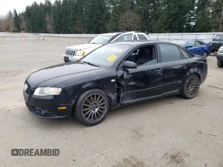 2007 Audi A4 2.0T with VIN WAUBF78E67A088702, listed as a Copart auction lot 44567945 with 112,047 mi miles and Salvage Title. Bid and sale history available at carsss.com. Image 1.